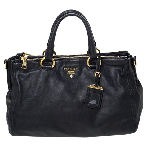 prada soft calf double zip tote|prada tote sale.